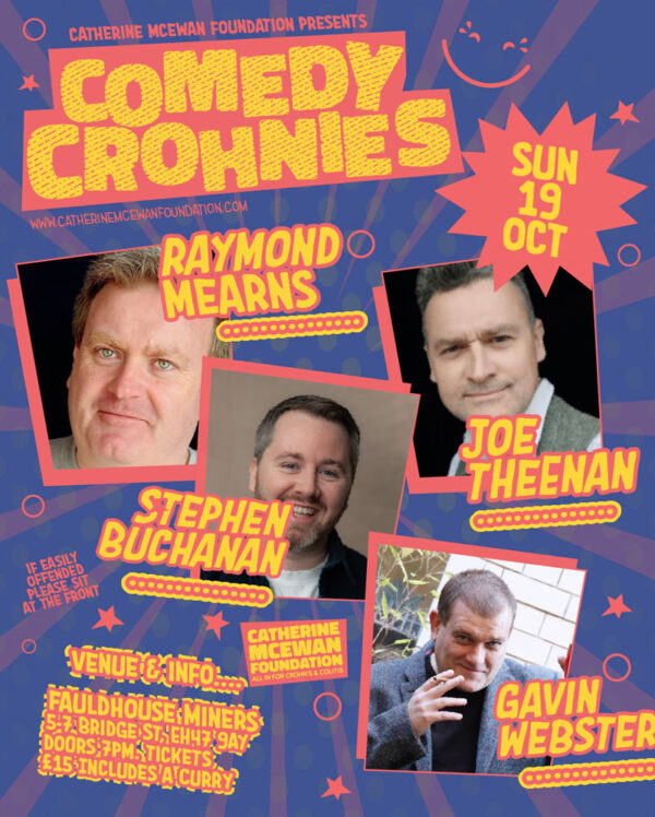 Comedy Crohnies at Fauldhouse Miners Club