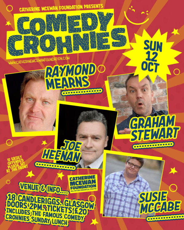 Comedy Crohnies at 18 Candleriggs